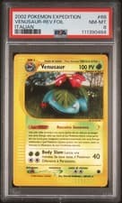 Pokemon Venusaur 68/165 PSA 8 Reverse Foil Expedition Set Base Ita Mint Old