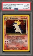 Pokemon Typhlosion Neo Genesis 1st Edition Holo Rare #18 PSA 10 Gem Mint