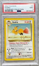 Pokemon Card Dodrio PSA 9 Mint, Legendary Collection 41/110, WOTC 2002