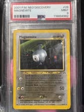 Magnemite 26/75 Neo Discovery Regular Finish 2001 Pokémon Card PSA 9 MINT