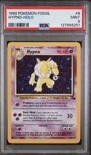 1999 POKEMON FOSSIL #8 HYPNO-HOLO PSA 9 MINT
