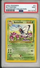 2002 Pokemon Legendary Collection Butterfree #21 PSA 9