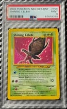 2002 Pokemon Neo Destiny # 106 Shining Celebi PSA 9 Card MINT! Trusted Seller!