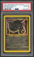 Pokemon Neo Destiny 112/105 Shining Steelix 1st Edition PSA 10