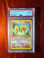 Team Rocket Ponyta 1st Edition PSA 10 Pokemon 2000 64/82 Gem Mint TCG Graded Car