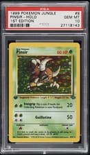 PSA 10 GEM MINT Pinsir 9/64 HOLO RARE Jungle 1ST EDITION Pokemon Card