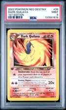 2002 POKEMON NEO DESTINY 1ST ED #39 DARK QUILAVA PSA 9