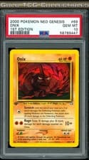 PSA 10 ⭐️ Pokemon Onix 69 1st Edition Neo Genesis Vintage Non-Holo