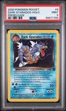 2000 Pokemon Team Rocket League Prerelease Promo Dark Gyarados #8 PSA 9