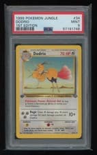 POKEMON 1st Edition Jungle DODRIO 34/64 Uncommon PSA 9 MINT Vintage WOTC