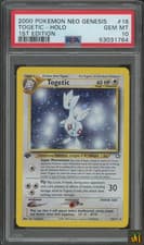 Togetic Holo 16/111 Neo Genesis 1st Edition Pokemon PSA 10 *SWIRL*