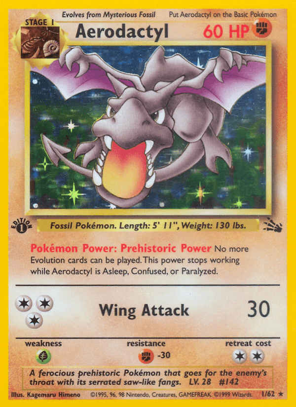 Aerodactyl — Fossil 1/62