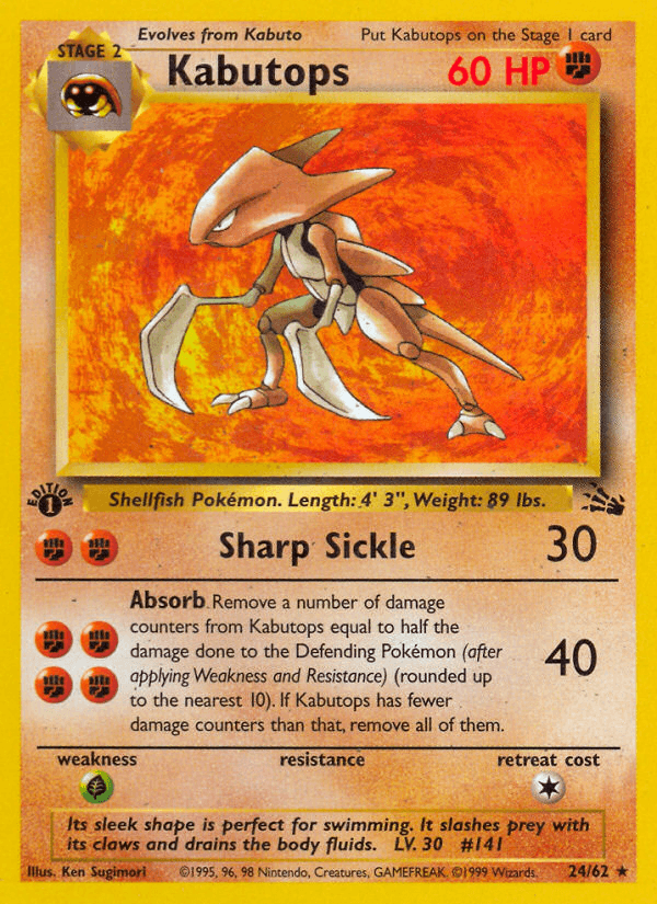 Kabutops — Fossil 24/62
