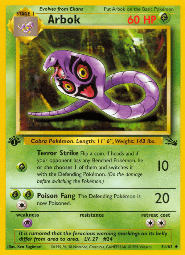 Arbok — Fossil 31/62