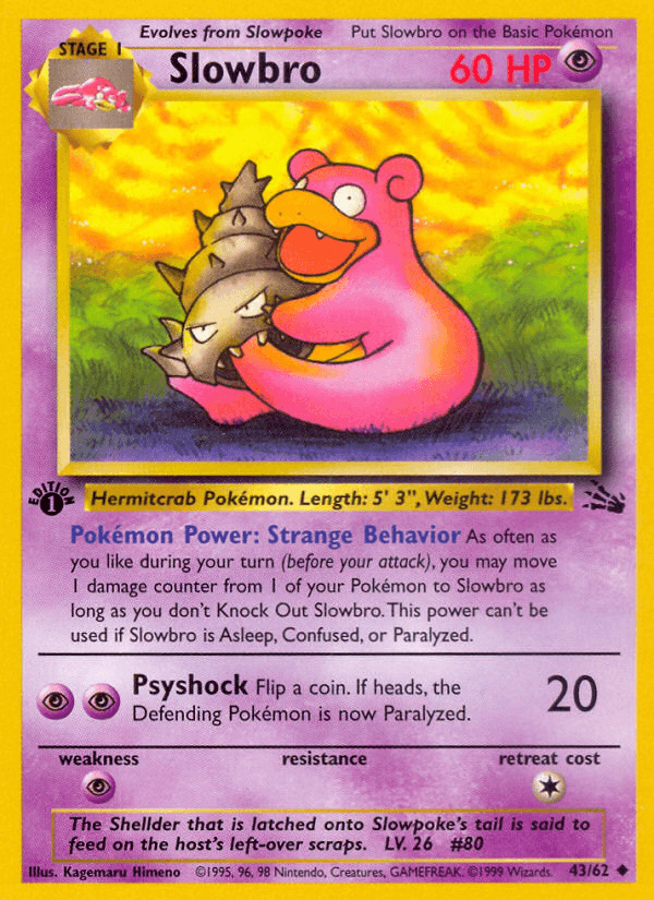 Slowbro — Fossil 43/62