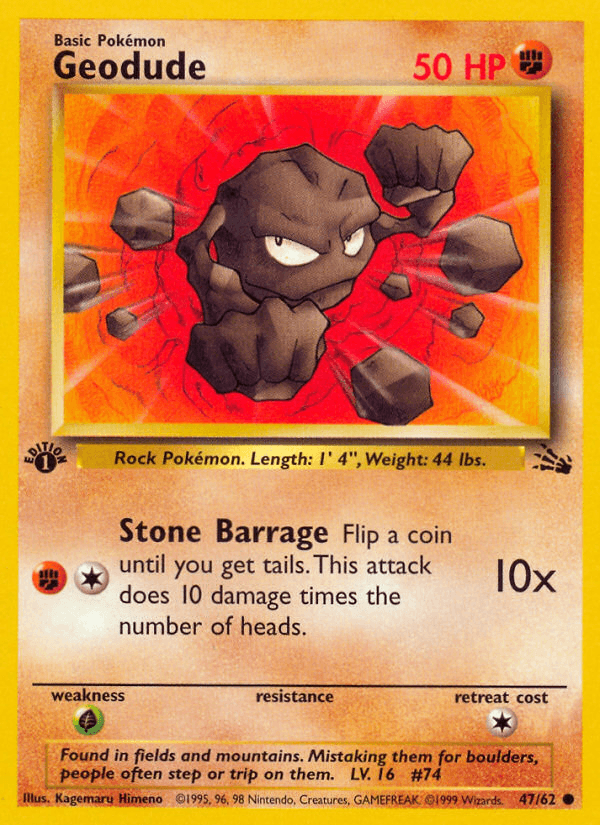 Geodude — Fossil 47/62
