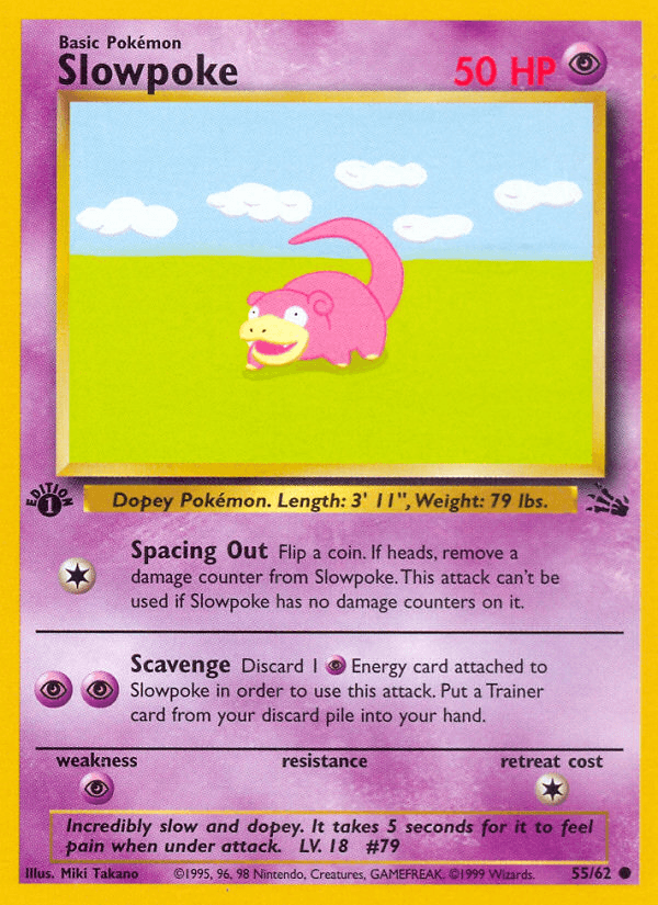 Slowpoke — Fossil 55/62
