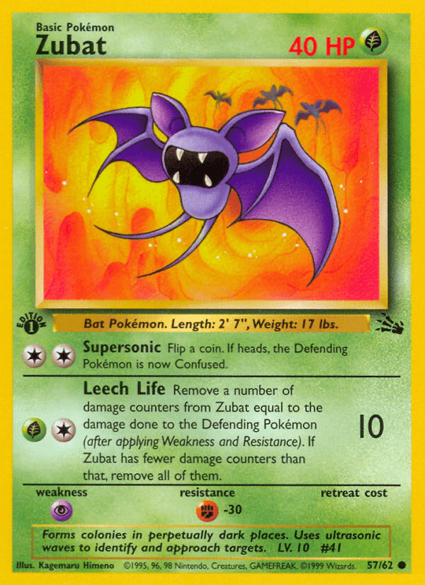 Zubat — Fossil 57/62