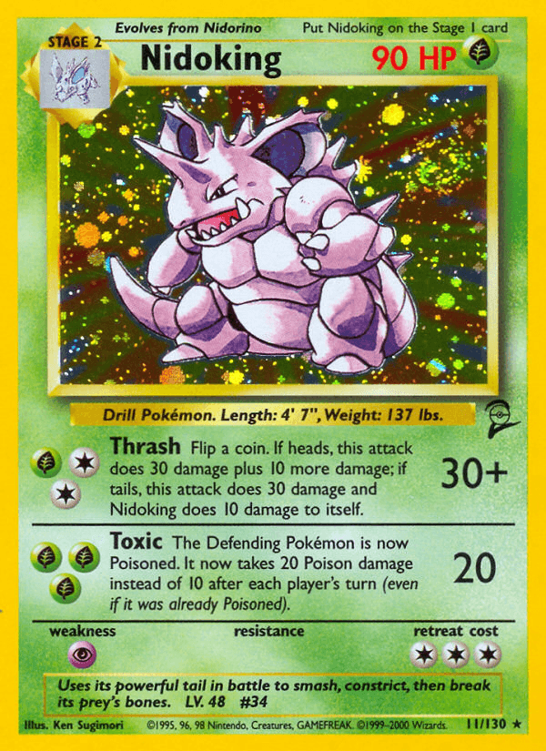 Nidoking — Base Set 2 11/130