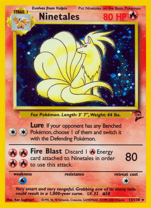 Ninetales — Base Set 2 13/130