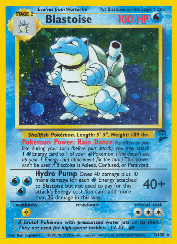 Blastoise — Base Set 2 2/130