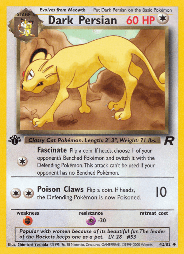 Dark Persian — Team Rocket 42/83