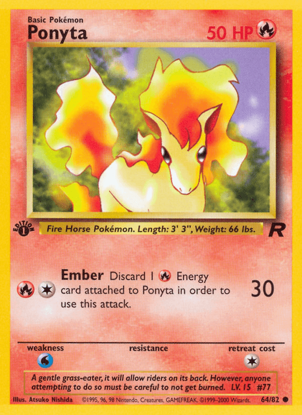 Ponyta — Team Rocket 64/83