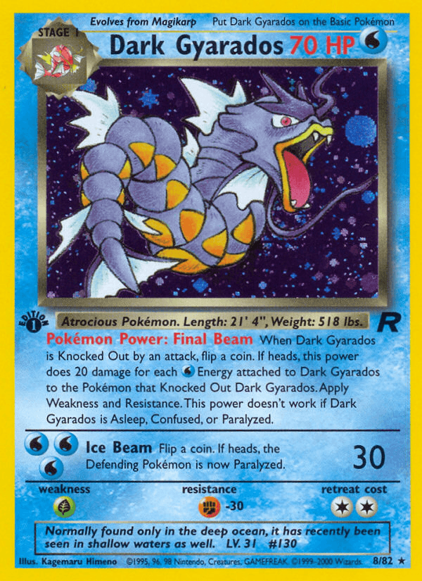 Dark Gyarados — Team Rocket 8/83