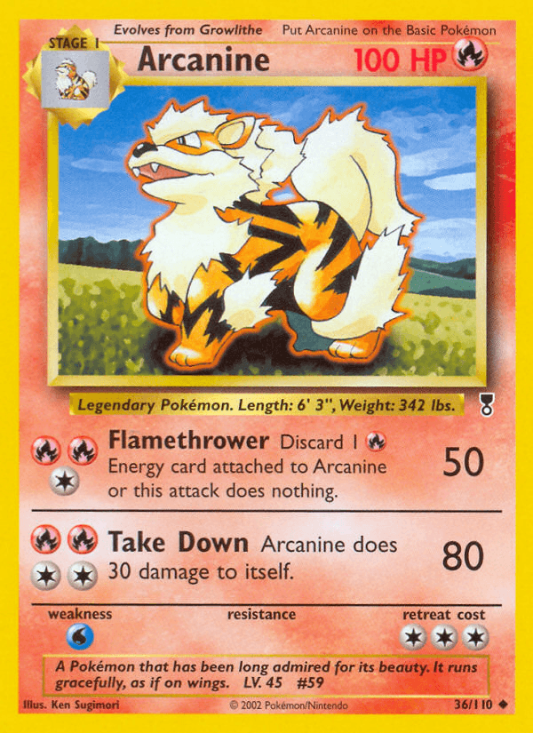 Arcanine — Legendary Collection 36/110
