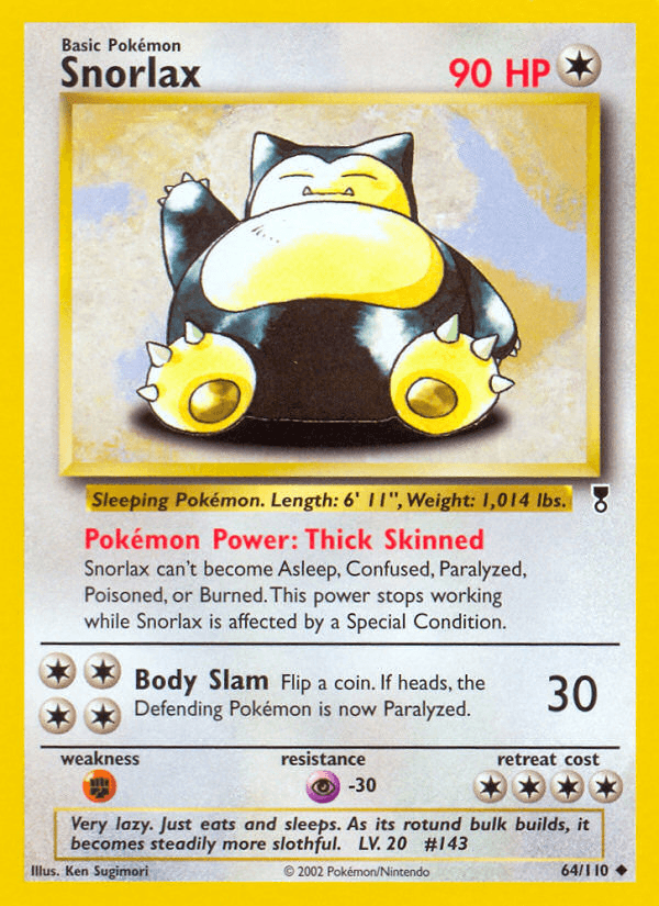 Snorlax — Legendary Collection 64/110
