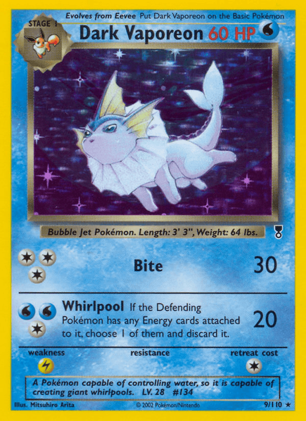 Dark Vaporeon — Legendary Collection 9/110