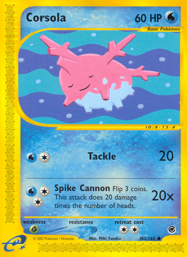 Corsola — Expedition Base Set 102/165