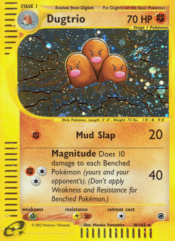 Dugtrio — Expedition Base Set 10/165