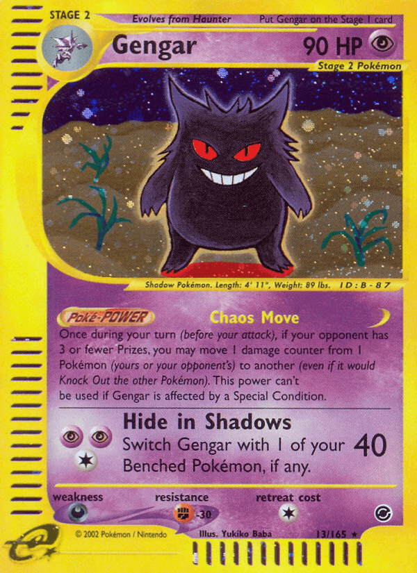 Gengar — Expedition Base Set 13/165