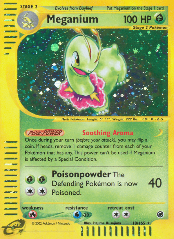 Meganium — Expedition Base Set 18/165