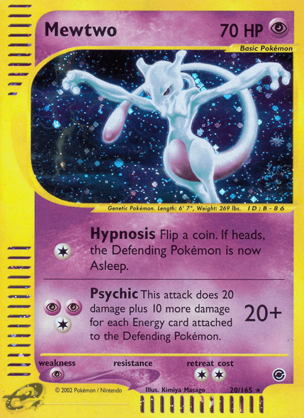 Mewtwo — Expedition Base Set 20/165