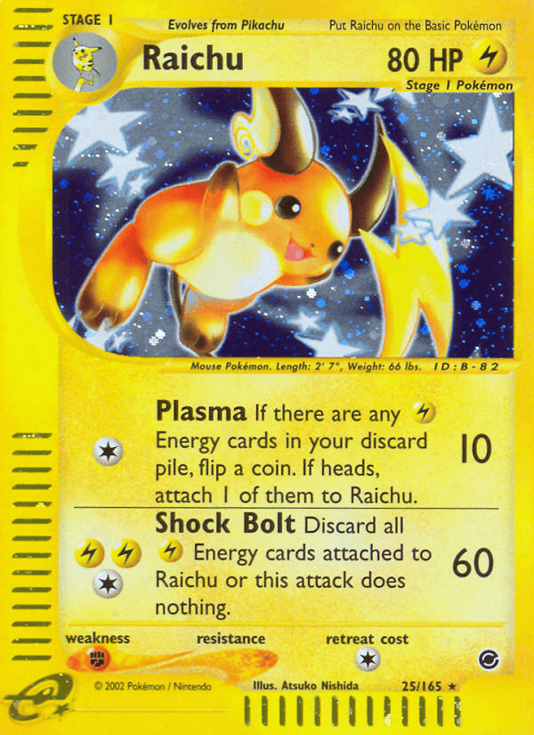 Raichu — Expedition Base Set 25/165