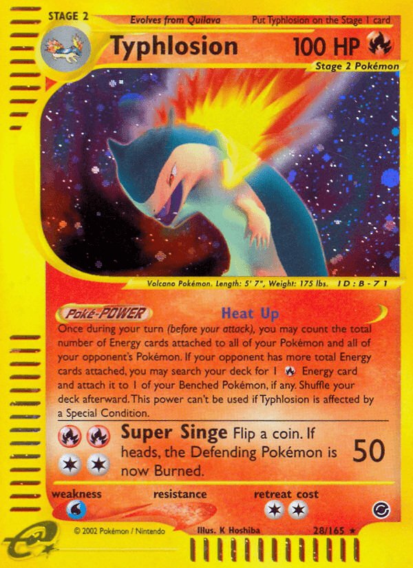 Typhlosion — Expedition Base Set 28/165