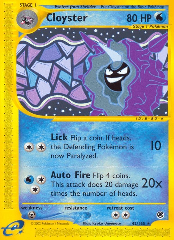 Cloyster — Expedition Base Set 42/165