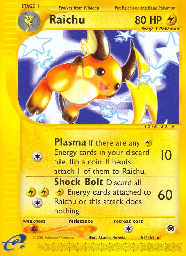Raichu — Expedition Base Set 61/165