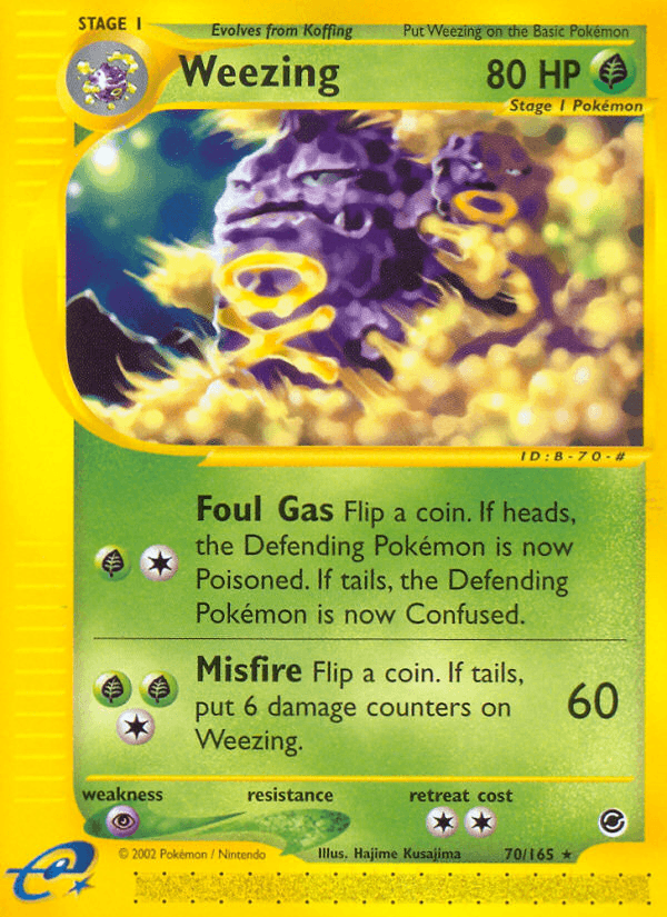 Weezing — Expedition Base Set 70/165