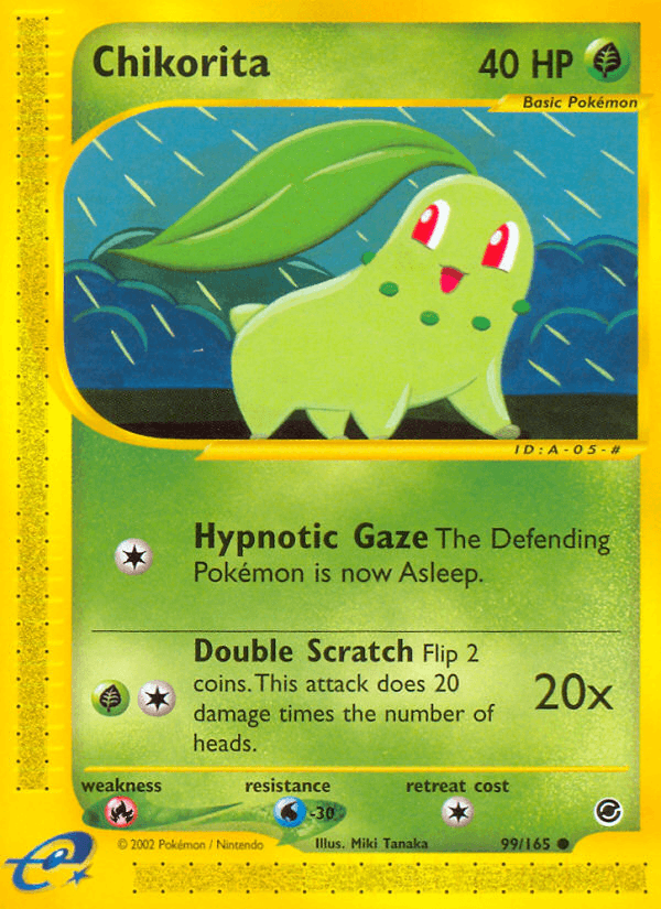 Chikorita — Expedition Base Set 99/165