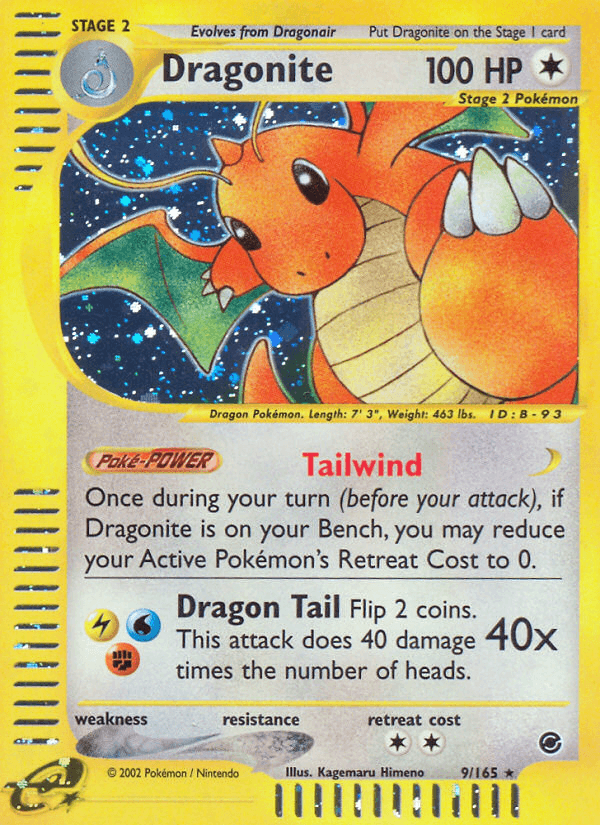 Dragonite — Expedition Base Set 9/165