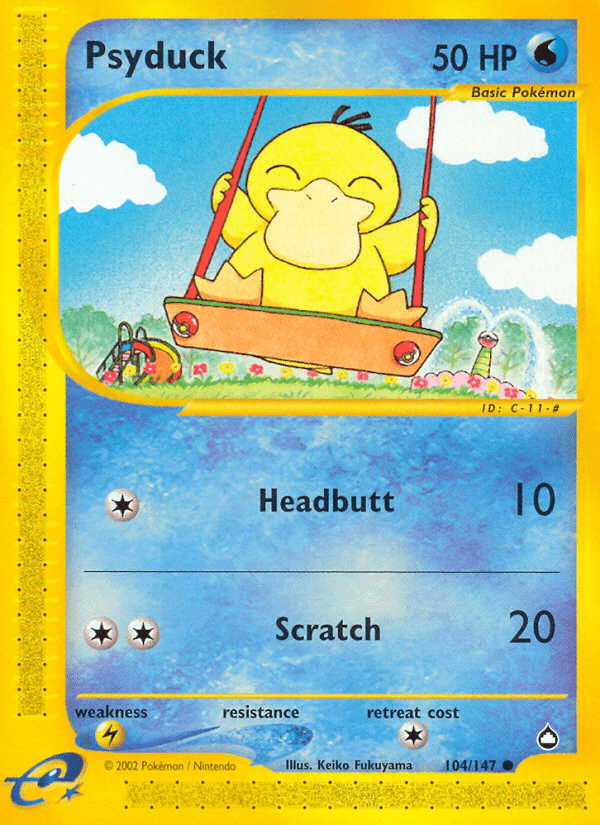 Psyduck — Aquapolis 104/182
