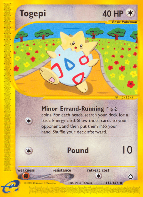 Togepi — Aquapolis 114/182