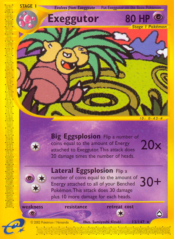 Exeggutor — Aquapolis 13/182