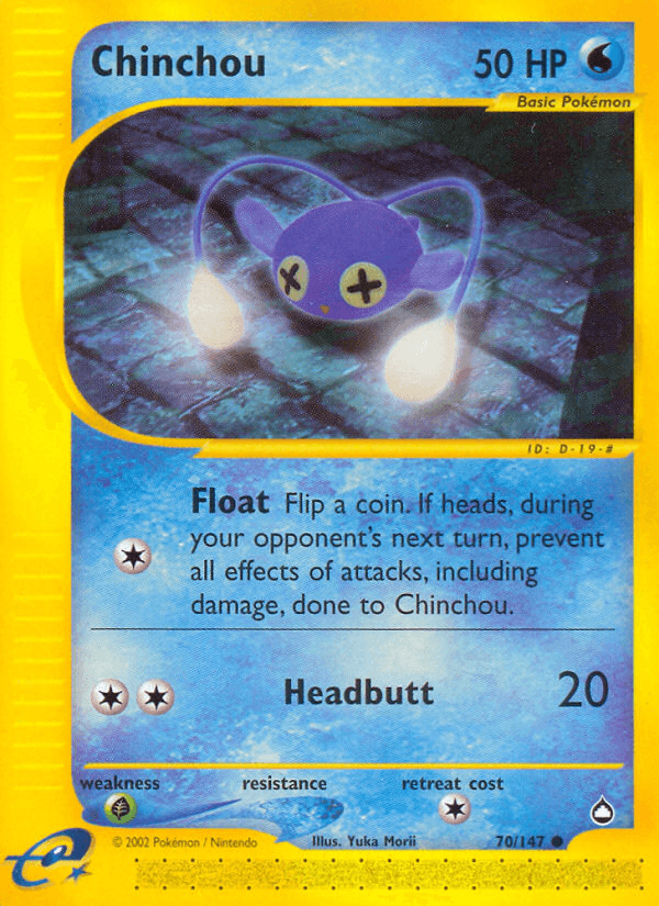 Chinchou — Aquapolis 70/182