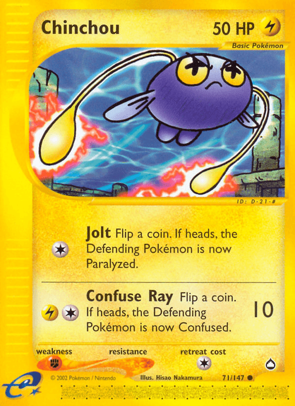 Chinchou — Aquapolis 71/182