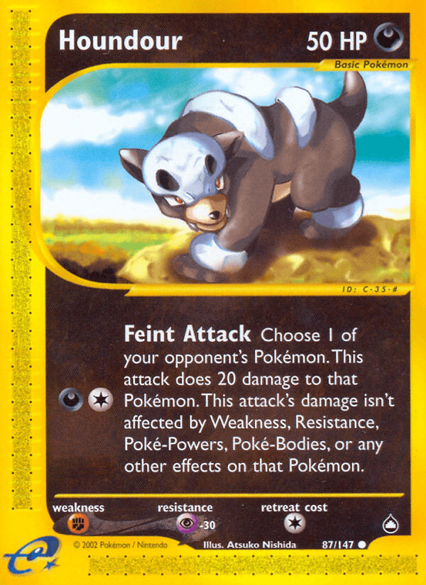 Houndour — Aquapolis 87/182