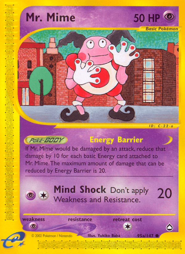 Mr. Mime — Aquapolis 95/182